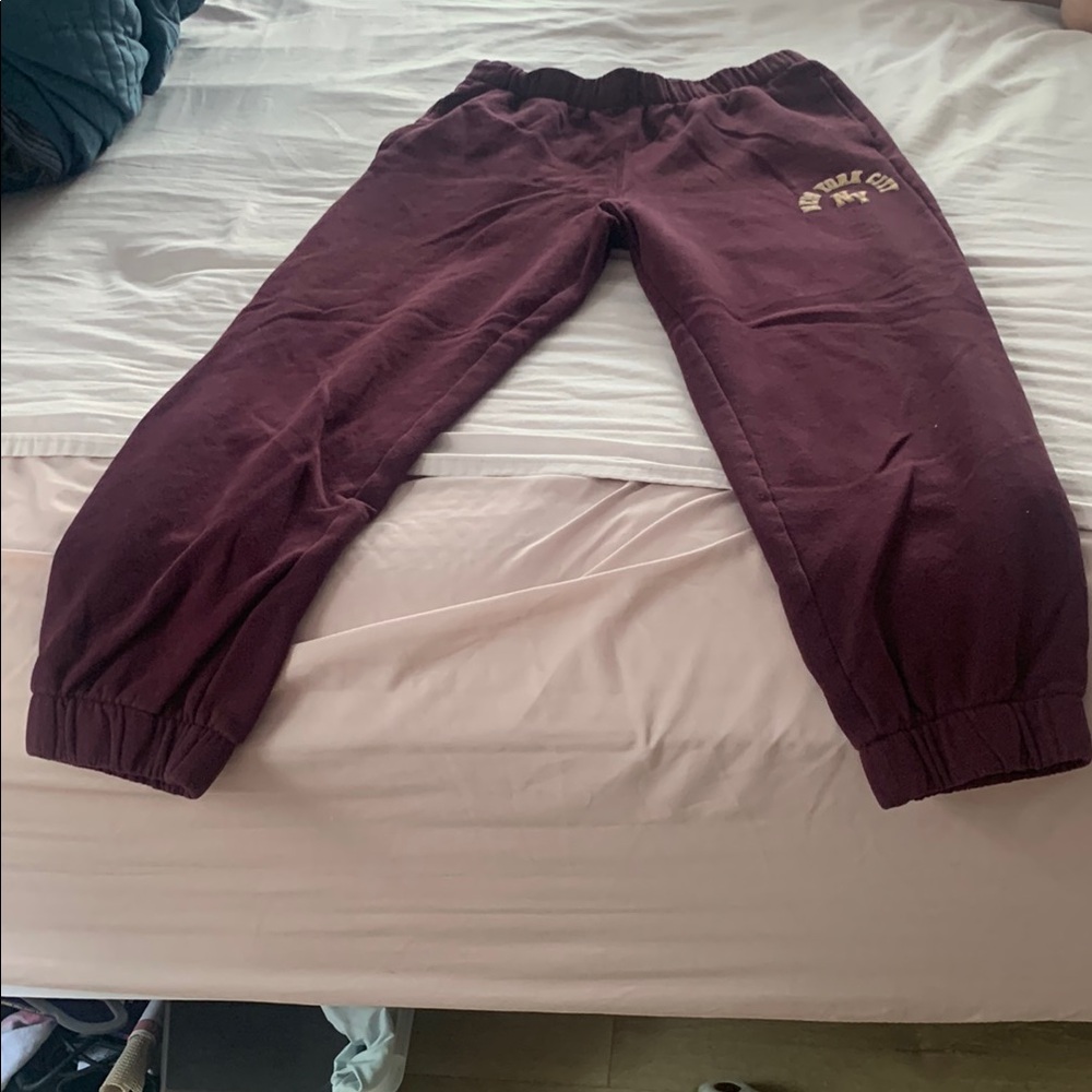 Hollister Brown Sweatpants Relaxed Fit Joggers
